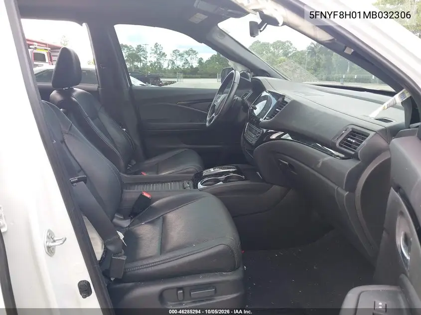 2021 HONDA PASSPORT VIN 5FNYF8H01MB032306 — фото 5