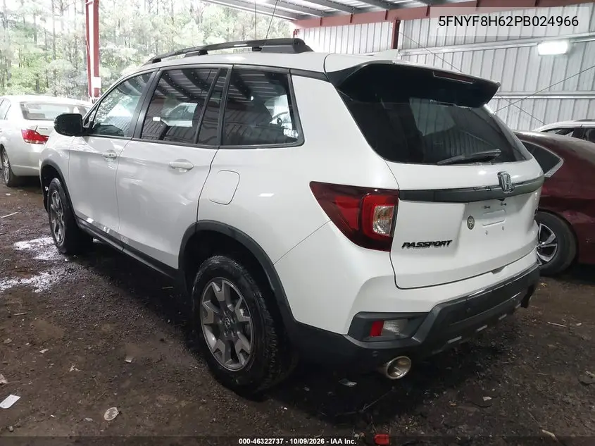 2023 HONDA PASSPORT VIN 5FNYF8H62PB024966 — фото 3