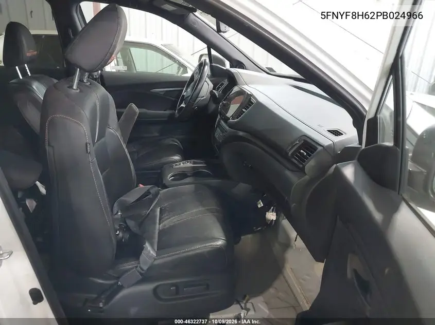 2023 HONDA PASSPORT VIN 5FNYF8H62PB024966 — фото 5