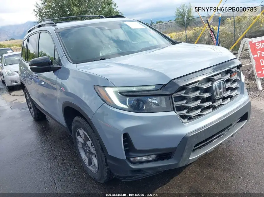 HONDA PASSPORT 2023, VIN 5FNYF8H66PB000783