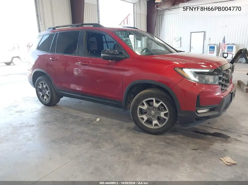 HONDA PASSPORT 2023, VIN 5FNYF8H66PB004770