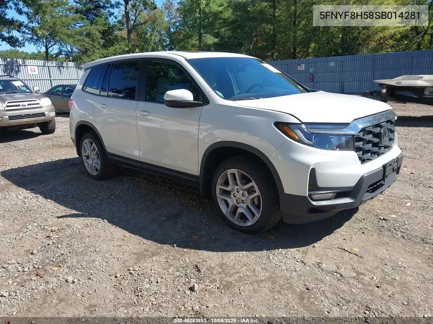 HONDA PASSPORT 2025, VIN 5FNYF8H58SB014281