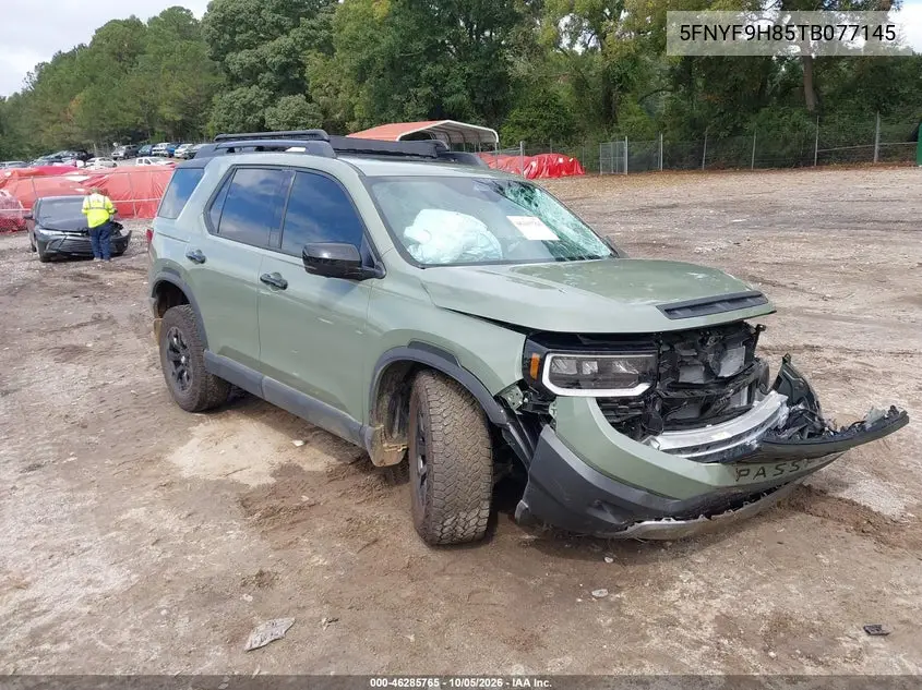 HONDA PASSPORT 2026, VIN 5FNYF9H85TB077145