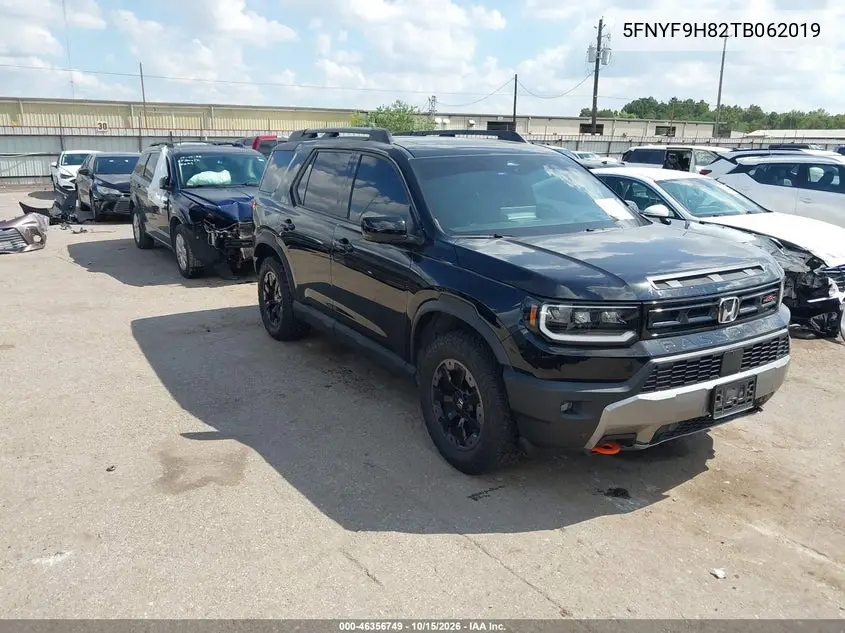 HONDA PASSPORT 2026, VIN 5FNYF9H82TB062019