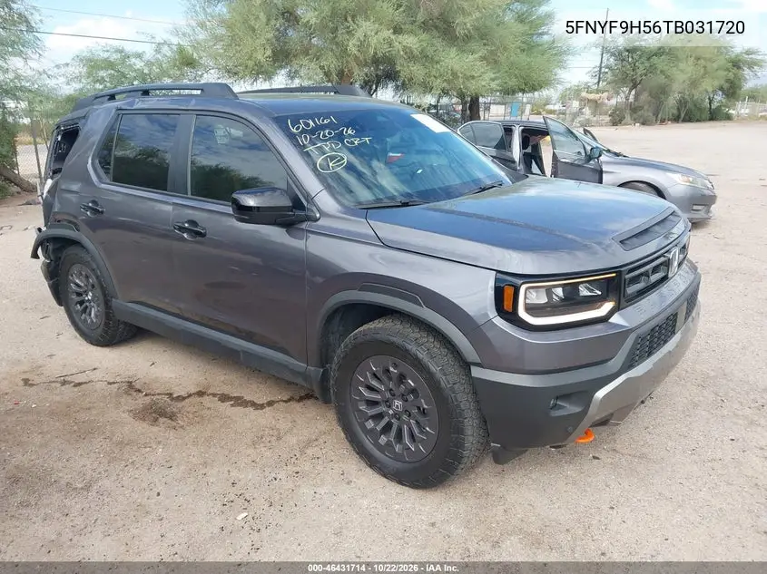 HONDA PASSPORT 2026, VIN 5FNYF9H56TB031720
