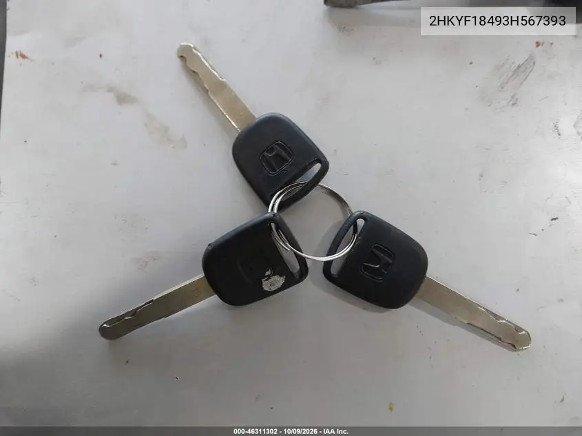 2003 HONDA PILOT VIN 2HKYF18493H567393 — фото 11