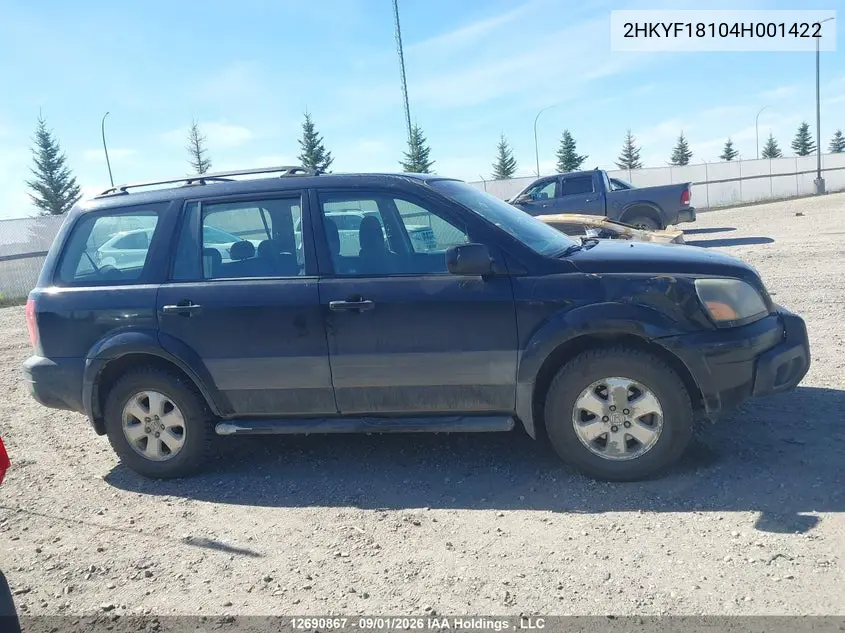 2004 HONDA PILOT VIN 2HKYF18104H001422 — фото 13