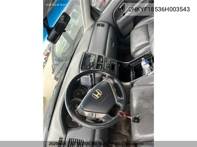 2006 HONDA PILOT VIN 2HKYF18536H003543 — фото 5