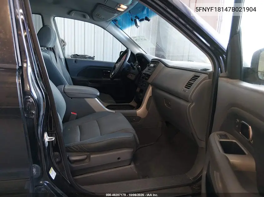 2007 HONDA PILOT VIN 5FNYF18147B021904 — фото 5