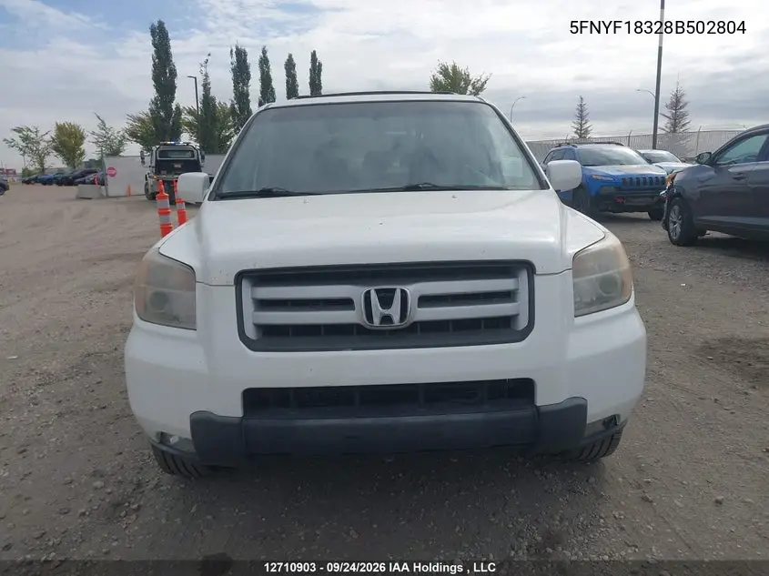 2008 HONDA PILOT VIN 5FNYF18328B502804 — фото 12