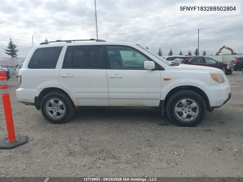 2008 HONDA PILOT VIN 5FNYF18328B502804 — фото 13