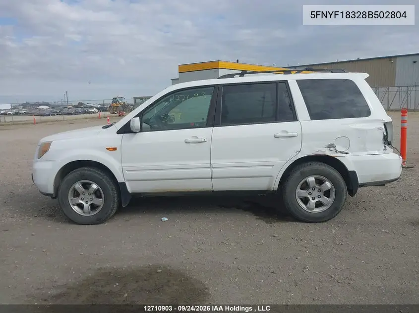 2008 HONDA PILOT VIN 5FNYF18328B502804 — фото 14