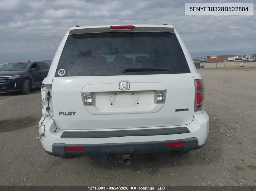 2008 HONDA PILOT VIN 5FNYF18328B502804 — фото 16