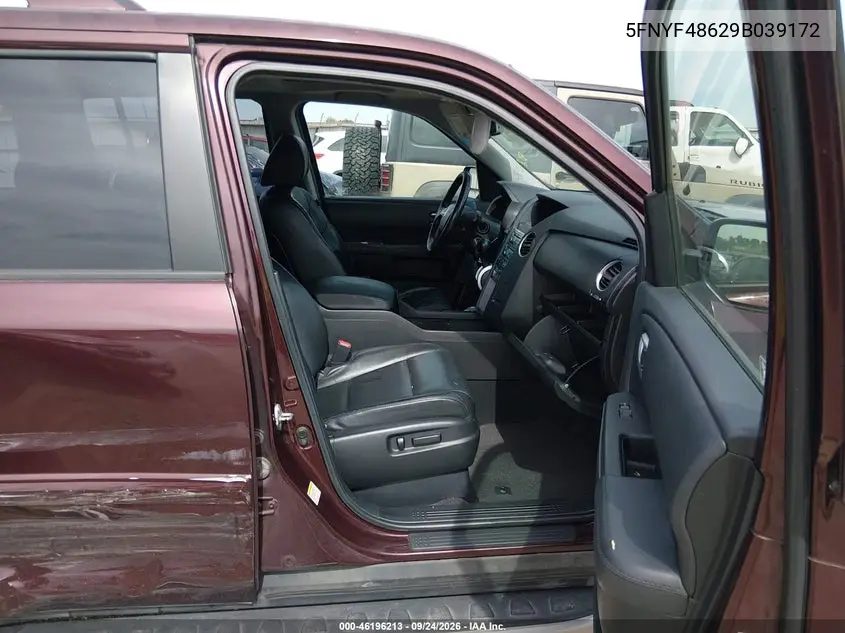2009 HONDA PILOT VIN 5FNYF48629B039172 — фото 5