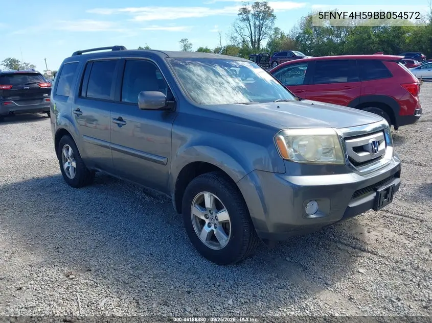 HONDA PILOT 2011, VIN 5FNYF4H59BB054572