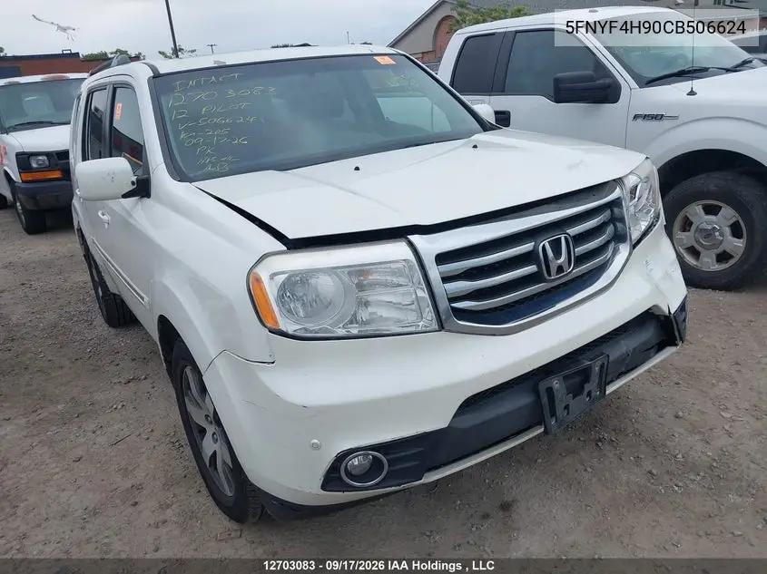 HONDA PILOT 2012, VIN 5FNYF4H90CB506624