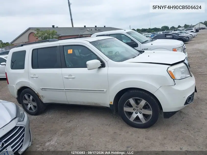 2012 HONDA PILOT VIN 5FNYF4H90CB506624 — фото 13