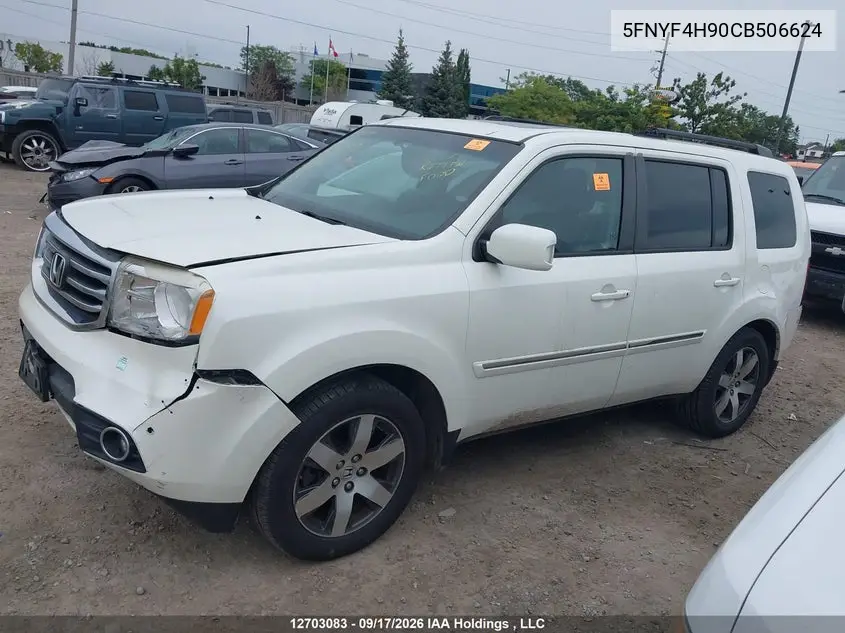 2012 HONDA PILOT VIN 5FNYF4H90CB506624 — фото 14
