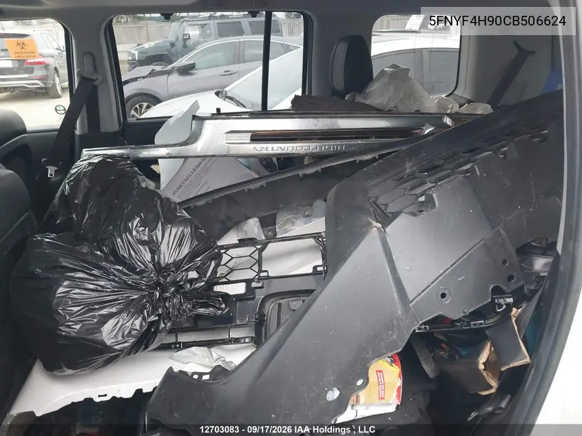 2012 HONDA PILOT VIN 5FNYF4H90CB506624 — фото 19