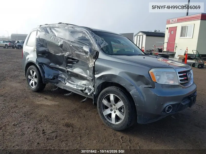 2012 HONDA PILOT VIN 5FNYF4H99CB506069 — фото 1