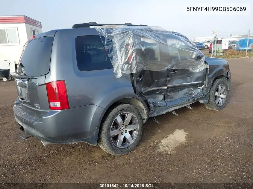 2012 HONDA PILOT VIN 5FNYF4H99CB506069 — фото 4