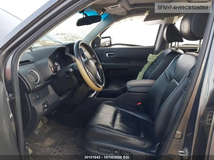 2012 HONDA PILOT VIN 5FNYF4H99CB506069 — фото 5