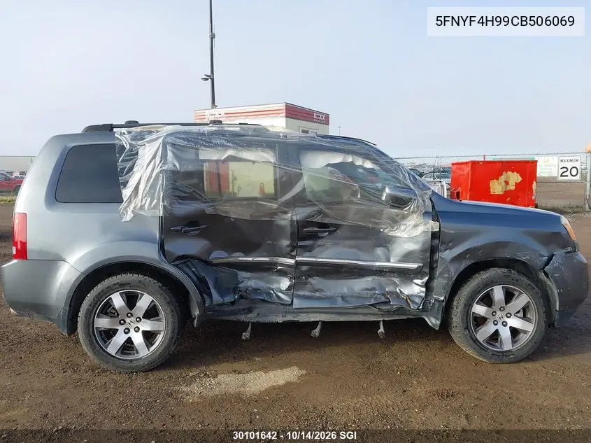 2012 HONDA PILOT VIN 5FNYF4H99CB506069 — фото 6