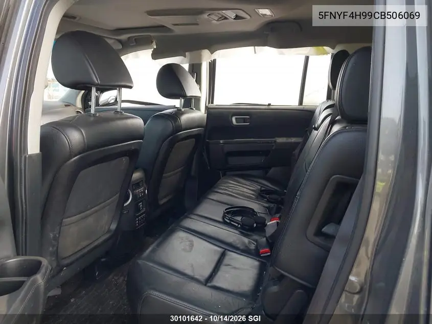 2012 HONDA PILOT VIN 5FNYF4H99CB506069 — фото 8