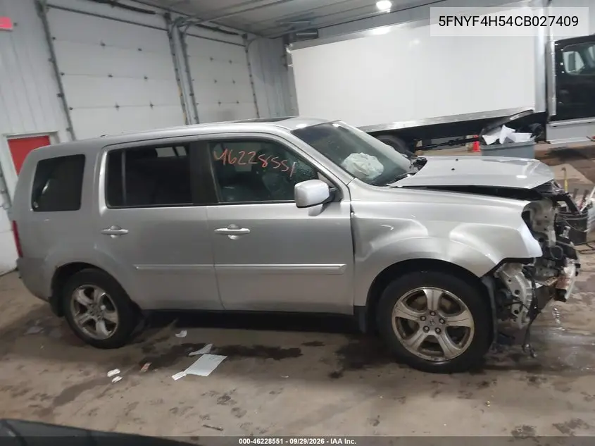 2012 HONDA PILOT VIN 5FNYF4H54CB027409 — фото 13