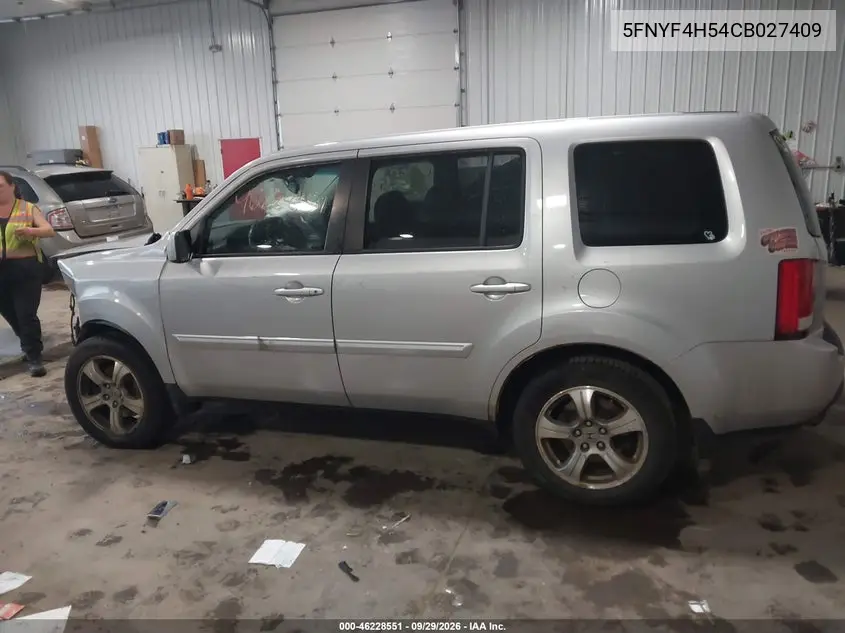 2012 HONDA PILOT VIN 5FNYF4H54CB027409 — фото 14