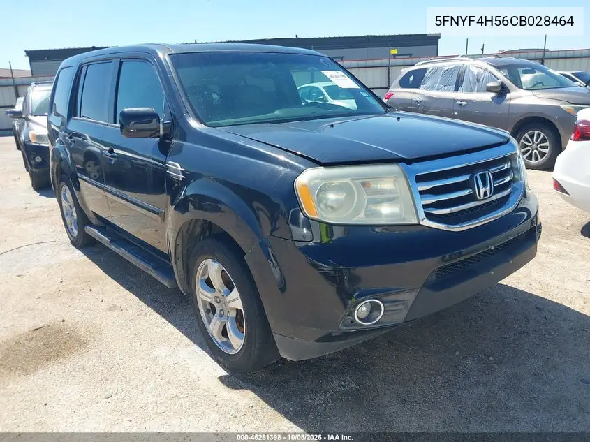 HONDA PILOT 2012, VIN 5FNYF4H56CB028464