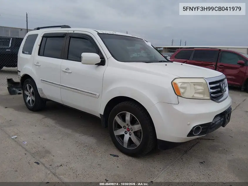 HONDA PILOT 2012, VIN 5FNYF3H99CB041979