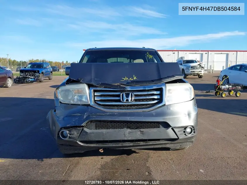 2013 HONDA PILOT VIN 5FNYF4H47DB504584 — фото 12