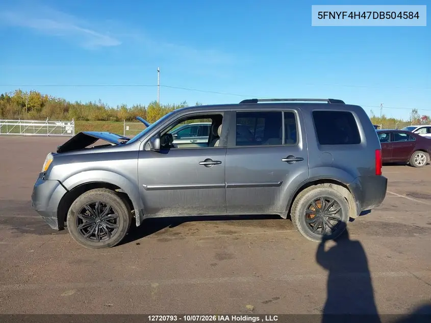 2013 HONDA PILOT VIN 5FNYF4H47DB504584 — фото 14