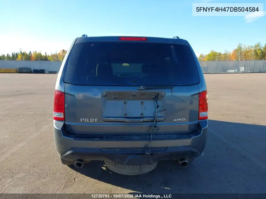 2013 HONDA PILOT VIN 5FNYF4H47DB504584 — фото 16