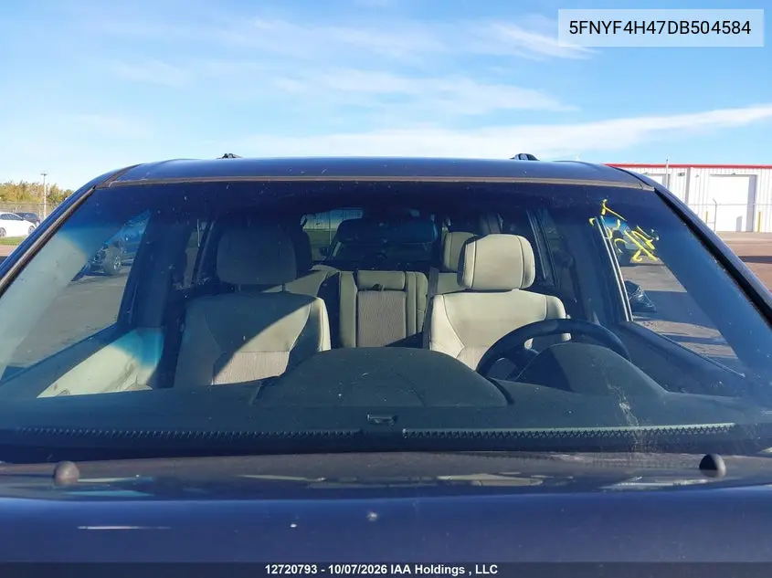 2013 HONDA PILOT VIN 5FNYF4H47DB504584 — фото 17