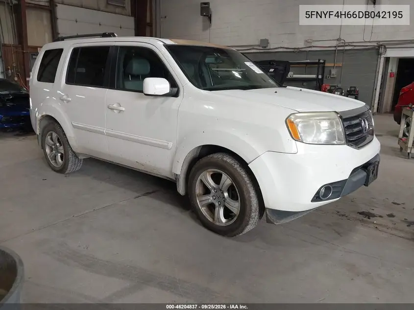 HONDA PILOT 2013, VIN 5FNYF4H66DB042195