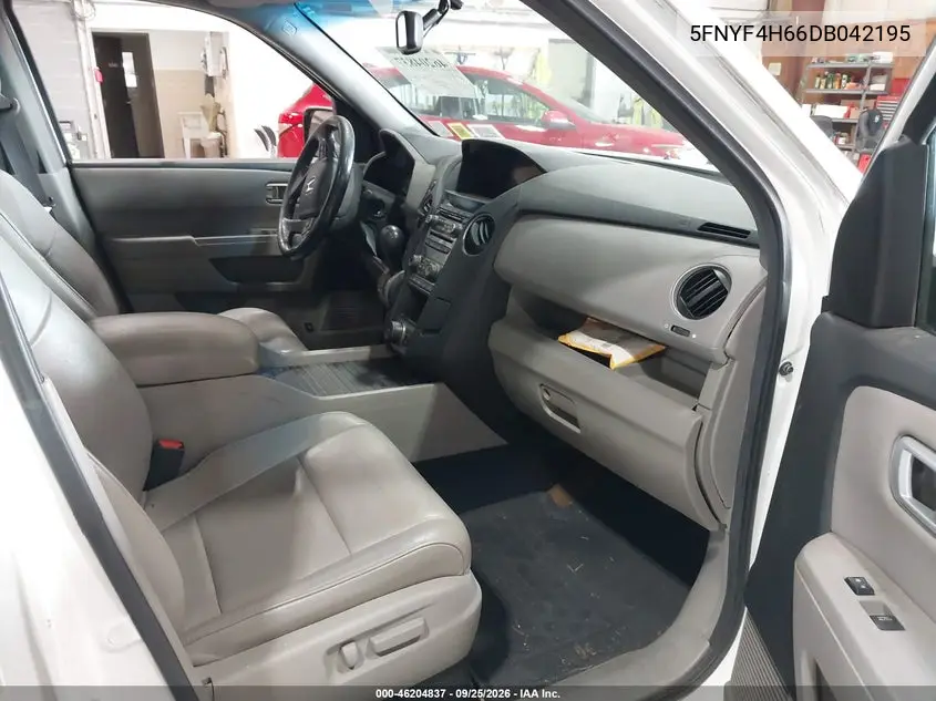 2013 HONDA PILOT VIN 5FNYF4H66DB042195 — фото 5