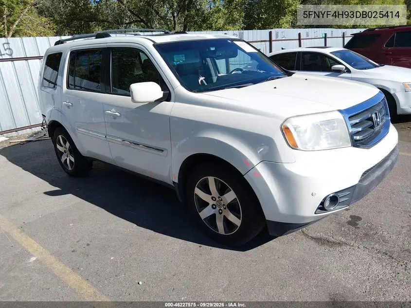 HONDA PILOT 2013, VIN 5FNYF4H93DB025414