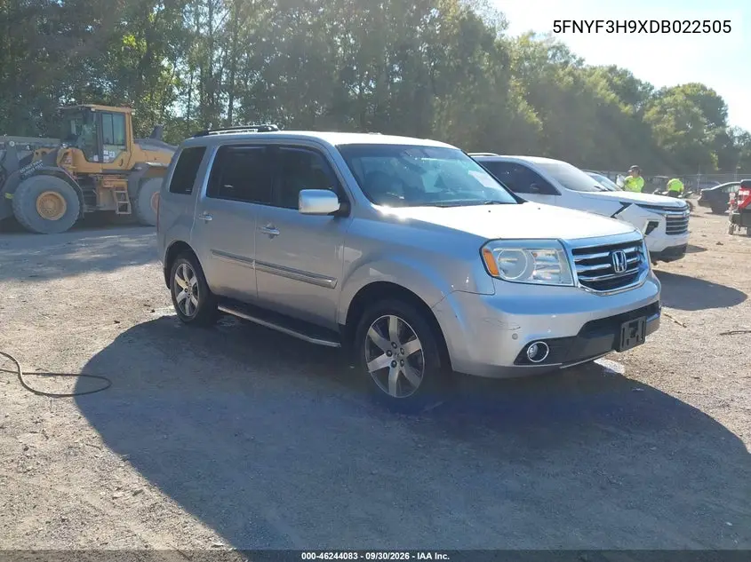 HONDA PILOT 2013, VIN 5FNYF3H9XDB022505