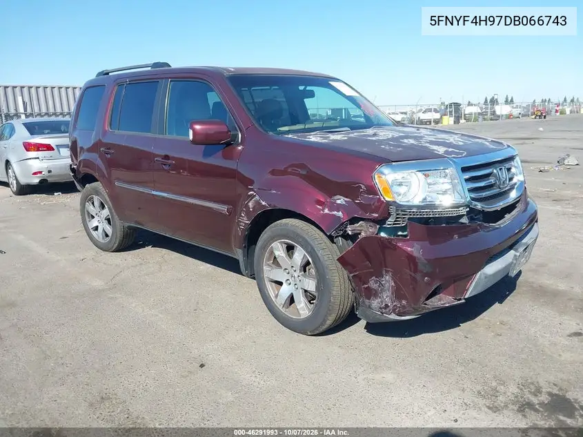 HONDA PILOT 2013, VIN 5FNYF4H97DB066743