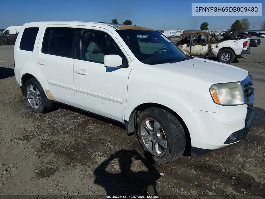 HONDA PILOT 2013, VIN 5FNYF3H69DB009430