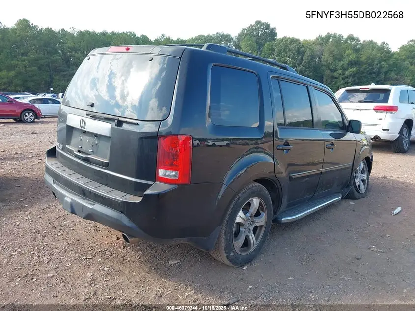 2013 HONDA PILOT VIN 5FNYF3H55DB022568 — фото 4