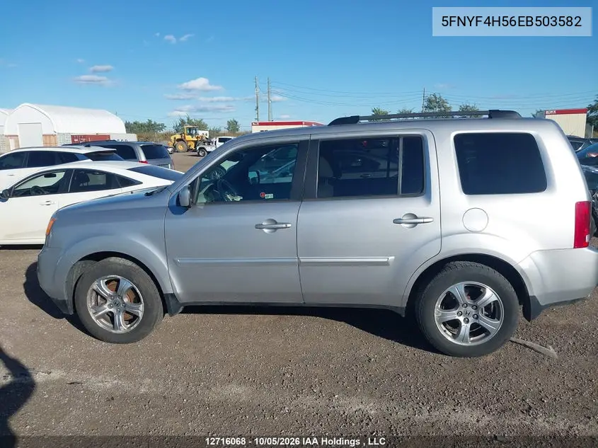 2014 HONDA PILOT VIN 5FNYF4H56EB503582 — фото 14