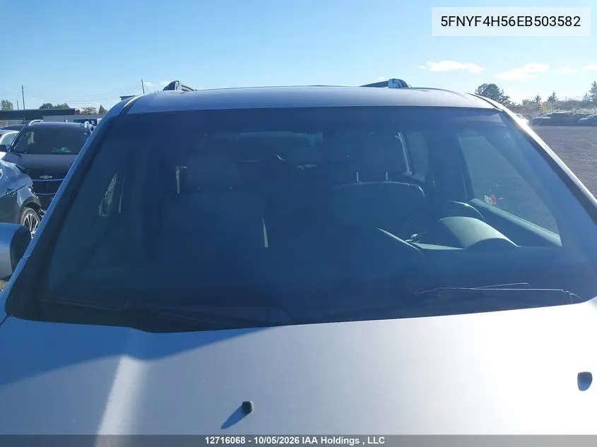 2014 HONDA PILOT VIN 5FNYF4H56EB503582 — фото 17