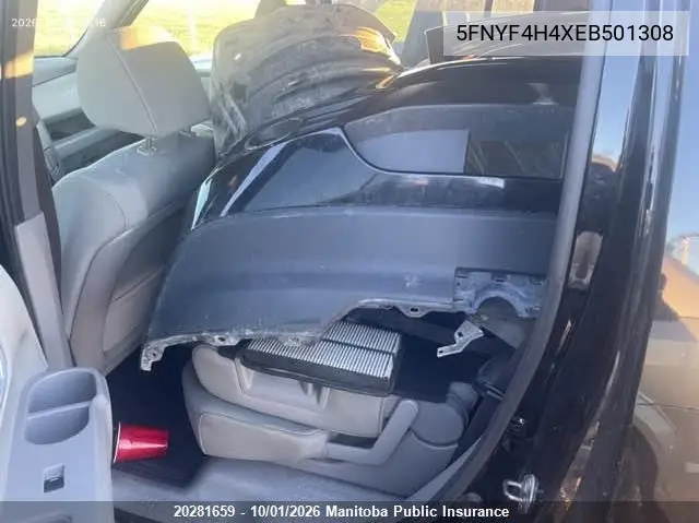 2014 HONDA PILOT VIN 5FNYF4H4XEB501308 — фото 8