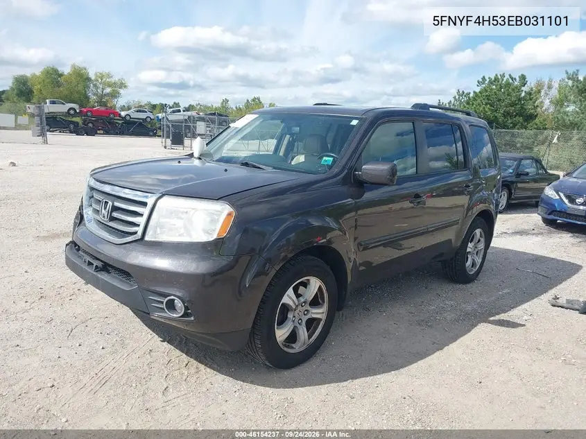 2014 HONDA PILOT VIN 5FNYF4H53EB031101 — фото 2