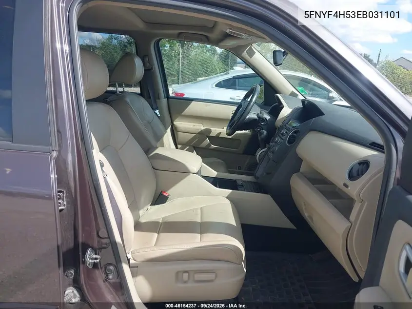 2014 HONDA PILOT VIN 5FNYF4H53EB031101 — фото 5