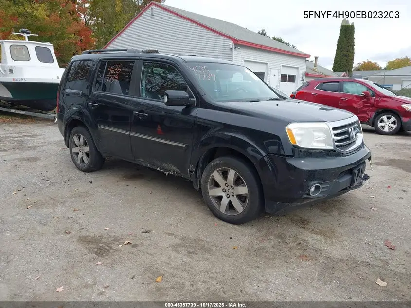 HONDA PILOT 2014, VIN 5FNYF4H90EB023203