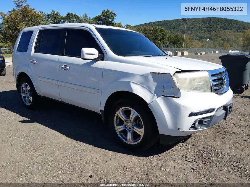 HONDA PILOT 2015, VIN 5FNYF4H46FB055322